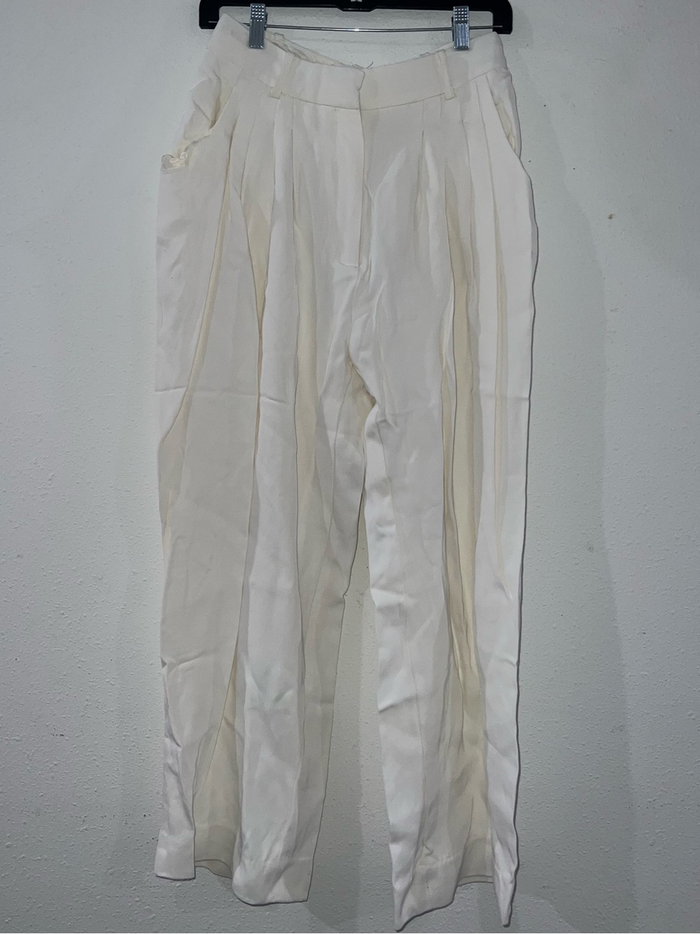CO White Wide Leg Trousers size 8